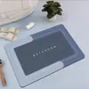 Alfombrilla de Baño de Barro Diatomeas Antideslizante Alfombrilla de Suelo para Baño Alfombrilla de Suelo para Baño Absorbente de Agua Secado Rápido Resistente a Manchas Alfombrilla de Pie de Terciopelo de Cristal para Baño