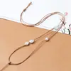 Cordón para colgante de jade Hetian, cordón de collar tejido a mano, ajustable, estilo fino para hombres y mujeres, cordón colgante de cuenta de concha, nuevo estilo chino
