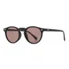 Gafas de Sol Redondas Pequeñas Clásicas Retro Transfronterizas Moda Tachuela Montura Pequeña Gafas de Sol Unisex Modernas Versátiles