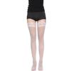 Meias lingerie sexy com renda larga tentação fofa sexy modeladoras de perna meias de coxa alta