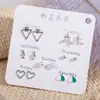 Pendientes Pequeños Chapados en Plata 925 para Estudiantes Mujeres, Sencillos y Delicados, Perfectos para Perforaciones de Oreja, Exquisitos y Lindos, Pendientes Versátiles para Usar Toda la Semana