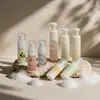 Frasco de mousse de limpeza portátil de fábrica, frasco de espuma desinfetante, frasco de gel de banho espumante, frasco de sabonete líquido cosmético espumante