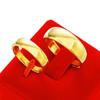 Moda Vintage Imitación Oro Gipsófila Anillo de Pareja Latón Chapado en Oro Joyería Anillo de Boda Fábrica Venta al por Mayor