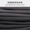 Pantalones cálidos para hombre de terciopelo engrosados forrados de felpa talla grande cintura media rodilleras otoño e invierno a prueba de frío leggings ajustados pantalones de lana