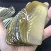 10 cm chifre amarelo escultura pente dentes densos dentes largos dentes médios dentes redondos 10 largo amarelo escultura saco pente pente pente de cabeleireiro dentes finos