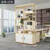 Divisória de prateleira, estante de chão, estilo industrial, sala de estar, tela de ferro, armário de escritório, parede, restaurante, decoração de entrada