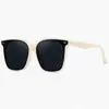 Gafas de Sol Gm Nuevas y de Moda, Estilo Coreano, Protección UV, Montura Grande, Efecto Adelgazante, Modelo Popular en Línea