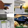 Lâmpada Solar de Clipe para Exterior Transfronteiriça Iluminação de Estrada Doméstica Ultra Brilhante Sensor de Corpo Humano Lâmpada de Pátio Barraca de Acampamento