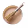 Cepillo para ollas de bambú natural, herramienta de limpieza para ollas del hogar, escoba de bambú para cocina, cepillo para limpiar ollas y platos de cocina, cepillo de bambú antiadherente para aceite