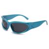Gafas de sol deportivas de viento del futuro de moda Gafas de sol de viento Y2K europeas y americanas Gafas de sol de moda Gafas de fiesta de moda para hombres y mujeres