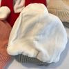 Chapéu de lã forrado de lã infantil outono e inverno chapéu de bebê chapéu masculino meninas inverno chapéu de bebê chapéu de proteção auditiva de outono e inverno