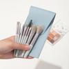 Novo Mini Kit de Pincéis de Maquiagem com 8 Peças, Kit Portátil de Pincéis para Corretivo, Base, Sombra para Olhos, Blush Ferramentas de Beleza