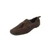 Mocassins com Franjas para Mulheres, Sapatos Baixos com Solado Macio, Novo Estilo Outono e Inverno, Couro Genuíno de Pele de Ovelha, Bico Quadrado, Decote Baixo, Sapatos de Uma Sola de Boca Profunda para Mulheres