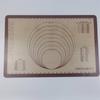 Tapete para hornear de silicona para macarons 60X40cm tapete para hornear de fibra de vidrio de silicona tapete para horno para galletas tapete de silicona resistente a la temperatura