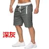 Pantalones de playa de verano para hombre, de comercio exterior, informales, de algodón, de talla grande, deportivos de cinco puntos, a la moda, en 8 colores