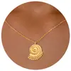 Colar Transfronteiriço Novo de Aço Inoxidável Estrela do Mar Caranguejo Zircônia Moda Feminina Versátil Estrela de Seis Pontas Cauda de Estrela do Mar Corrente para Clavícula