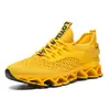 Zapatos de Hombre Blade Transpirables Tejido Volador Zapatos Casuales para Correr Zapatilla Transfronteriza Combinación Total Talla Grande Zapatos de Moda Zapatos de Malla para Hombre