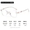 Montura de Gafas Retro de Cara Grande para Miopía Versión Trendy Estilo Coreano Estilo Celebridad de Internet Montura Grande Adelgazante de Rostro Montura de Gafas de Metal 0639