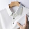 Camiseta Business jacquard fino verão masculina CAMISA POLO e-commerce transfronteiriço explosões jovens e de meia-idade masculina camiseta de manga curta