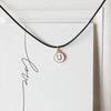 Diy26 Collar con Colgante de Letra Inglesa Estudiante Femenina Pareja Coreana Novia Enviar Novio Cadena Clavícula Cadena de Cuello