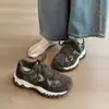 Tênis Chunky Estilo Coreano com Solado Grosso Feminino Lançamento Outono 2026 Versátil Faz os Pés Parecerem Menores Leve para Uso Externo Casual Esportivo Feminino