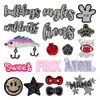 Parche Bordado por Computadora de Letra de Lentejuelas de Moda para Chaqueta Gorra de Béisbol Decoración Insignia DIY