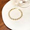 Pulsera de Dopamina con un Toque de Lujo Ligero y Alta Gama, Estilo Ins Europeo y Americano, Joyería Exquisita de Alta Gama, Pulsera de Piedras Preciosas de Colores para Comercio Exterior