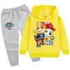 100Cm-160Cm Ropa Infantil Mediana y Grande Traje Infantil Sudadera con Capucha Sudadera + Pantalones Pb607