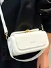 Bolso Pequeño Cuadrado de Moda Tendencia 2025, Bolso de Hombro Único Cruzado, Bolso de Mano Artístico Simple, Bolso Caja Retro de Lujo Ligero