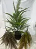 Parede de plantas artificiais verde pequeno arranjo de flores artificiais paisagismo plástico flor decorativa bionic pothos gramado artificial persa