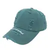 Boné de Baseball Bordado Novo Estilo para Homens e Mulheres, Design de Letras da Moda, Chapéu de Sol Macio Lavado e Desgastado, Boné de Bico