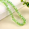 Um lote de contas quadradas cor AB galvanizadas a cristal 4/6/8mm açúcar acessórios de joias diy quadrados de contas cúbicas