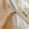 Set de Algodón de Cuatro Piezas Estilo Ins de Dibujos Animados Lindo 100% Algodón Funda de Edredón Sábanas Juego de Cama de Tres Piezas para Dormitorio Niños