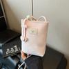 Verano Moda Coreana Bolso Pequeño para Mujer 2025 Nuevo Simple Bolso Cuadrado Pequeño Mini Bandolera Bolso para Teléfono Móvil Dropshipping