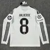 2526 Barcelona Real Madrid Liverpool Camiseta de Manga Larga No. 10 Yamar No. 10 Uniforme de Fútbol Local y Visitante de Mbappé