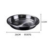 Plato de acero inoxidable 304 para cocina, hogar, engrosado y profundo, plato de cena redondo con plato, plato de fruta, juego de varias piezas, venta al por mayor