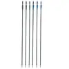 Flechas de Tiro con Arco Transfronterizas Flechas de Fibra de Vidrio de 6 mm para Práctica de Tiro con Arco Arco Recurvo Arco Recto Flechas de Práctica Venta al por Mayor