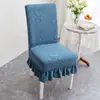 Funda de silla universal para cuatro estaciones para uso en el hogar, respaldo antideslizante todo en uno, funda de silla de comedor integrada, elástica y engrosada