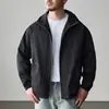 Chaqueta Casual para Hombre de Gran Tamaño, Estilo Nuevo Otoño 2026, Ligera para Negocios, Talla Extra Grande y Corte Holgado, Cómoda, Estilo Japonés y de Hong Kong