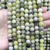 Cuentas de jade Flor Rusa natural para pulsera DIY, cuentas para pulsera, cuentas sueltas de jade Flor Rusa, joyería, productos semiacabados