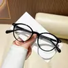 Nuevas Gafas Planas Anti-Luz Azul para Mujeres con Rostros Cuadrados y Redondos, Efecto Adelgazante, Se Pueden Adaptar Lentes de Graduación, Monturas de Gafas Ultra Ligeras