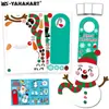 Nuevos Artículos de Gran Venta Transfronterizos: Adornos de Dibujos Animados para Niños, Pegatinas para Tarjetas Navideñas DIY, Set de Regalo para Árbol de Navidad, Marco de Fotos