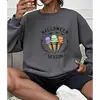 Moletom com Gola Redonda Temático de Halloween Adequado para Plataformas de E-commerce de Exportação Transfronteiriça com Estampa para Venda no Atacado de Peça Única