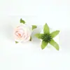 Cabeças de Flores de Rosa de Seda Materiais para DIY Materiais Artesanais Acessórios de Cabelo Decorações de Casamento Flores Artificiais Acessórios de Tecido Atacado