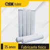 Tratamento de esgoto de usina de energia dobrado elemento filtrante polipropileno osmose reversa dobra horizontal 40 polegadas 5u segurança grande elemento filtrante de fluxo