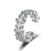 Ventas de Transmisión en Vivo de Tiktok Estilo Coreano Ins Moda Trendy Anillo Ajustable con Forma de Hoja Simple para Mujer Venta al por Mayor Simple Estilo Coreano