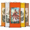 Pinturas de Rollo Personalizadas, Rollos Colgantes, Artículos de Anime Hechos a Medida, Caligrafía y Pintura del Árbol Genealógico, Rollos de Mano en Blanco Enmarcados
