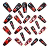 Día de San Valentín Corazón Rojo Uñas de Ballet de Longitud Media Moda Europea y Americana Uñas Postizas de Venta Caliente Al Por Mayor Estilo Ins Uñas Portátiles Removibles