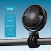 Novo Tripé Estilo Camping ao Ar Livre Ventilador Estilo Camping Luz Ventilador de Teto Leve Tenda Ventilador Recarregável por USB com Luz Noturna para Exterior