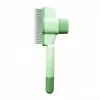 Pente para Cães e Gatos para Desembaraçar e Remover Pelos Soltos, Pente Autolimpante para Grooming de Pets para Massagem e Remoção de Pelos
